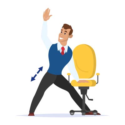 people-who-sit-04 Standing and stretching during work break